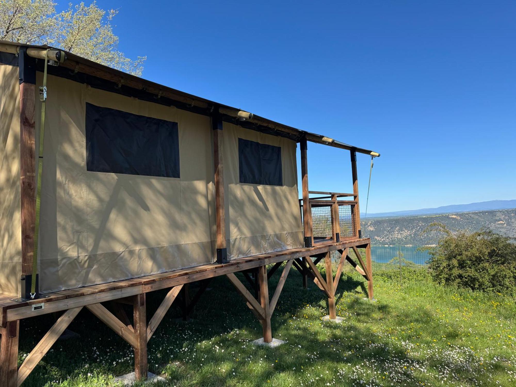 Campasun Camping De L'Aigle Aiguines Dış mekan fotoğraf